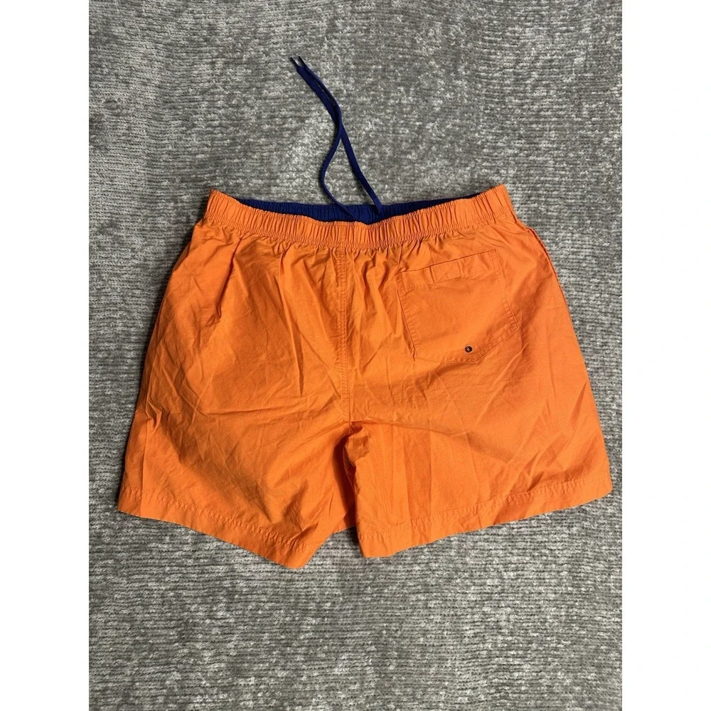 Polo Sport Ralph Lauren Swim Trunks Men's 32 Orange Lined Nylon